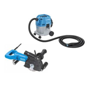 Baier BDN 125 Diamant-Mauernutfräse mit Steg 1700W + BSS 306L Staubsauger - SET