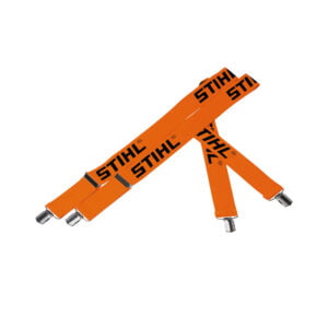 Stihl Hosenträger Orange Mit Metallklips – Bild 1