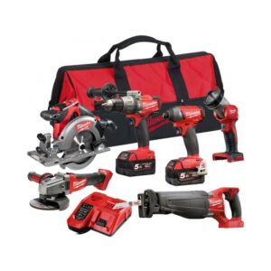 Milwaukee M18 FPP6C2-502B PowerPack - 6 Teiliges Kombiset
