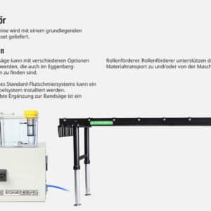 Eggenberg Metallbandsäge Hydraulisch Halbautomatisch EBS3770-A - 355 mm 400V – Bild 19