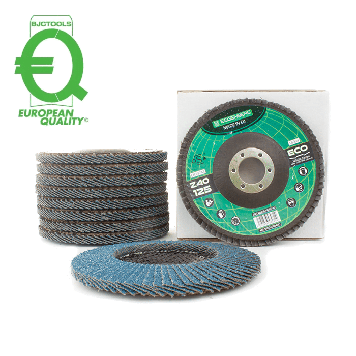 Eggenberg TOP Flap Disc Conical Zirconium 125mm INOX/Steel