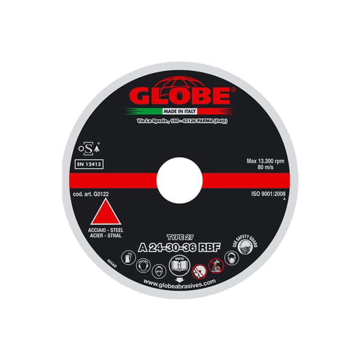 Globe G0127 Schleifscheibe flach 230x7x22,2mm 25 stuks
