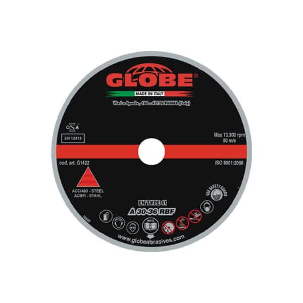 Globe G1423 Trennscheibe Flach 125×2,5×22,2mm Globe G1423 Trennscheibe Flach 125×2,5×22,2mm