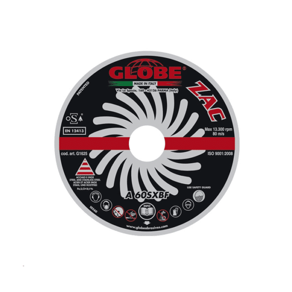 Globe G1721 Trennscheibe Flach 125x1x22,2mm 25 Stück Globe G1721 Trennscheibe Flach 125x1x22,2mm 25 Stück