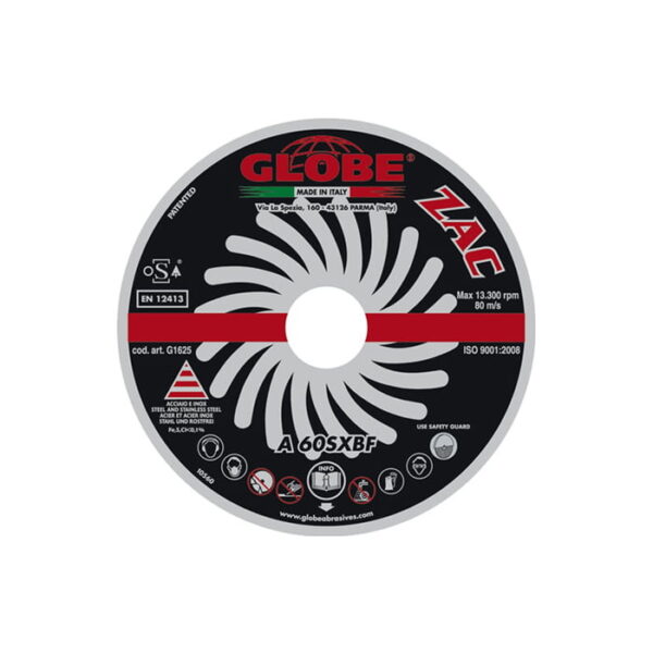 Globe G1722 Trennscheibe Flach 125×1,3×22,2mm Globe G1722 Trennscheibe Flach 125×1,3×22,2mm