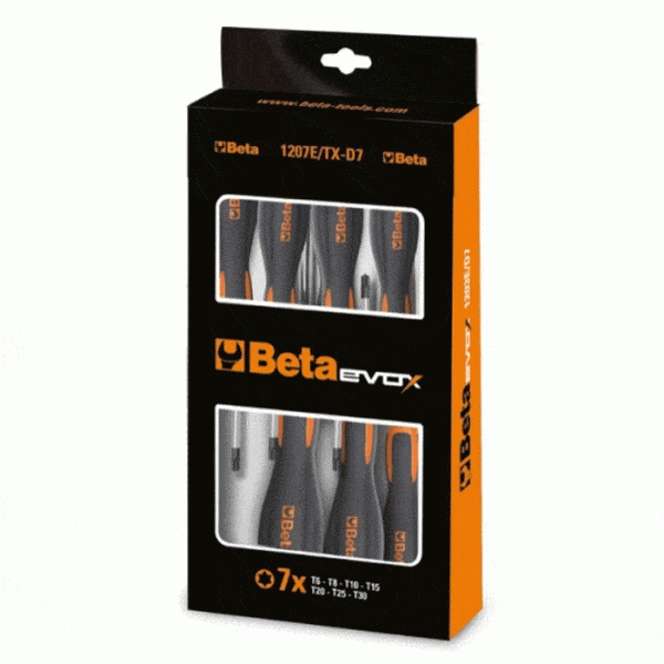 Beta 1207E/TX-D Schraubendrehersatz 7-tlg
