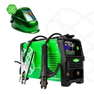 Eggenberg MMA160 Schweißgerät 160A 3.2mm 230V + Automatischer Schweißhelm