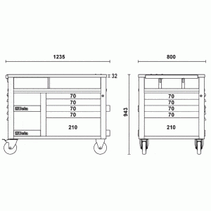 Beta RSC28 Werkzeugwagen – Bild 3
