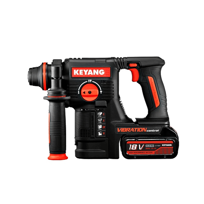 Keyang HD20BLH-24T Accu Combihamer SDS-Plus 18V (20V MAX) – 2×5.0Ah – SDS Plus