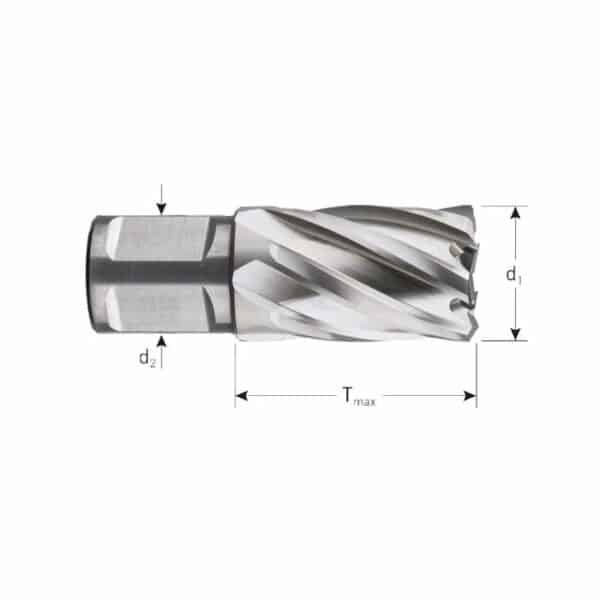 Eggenberg HSS Kernbohrer Weldon 19 – 40×30 mm