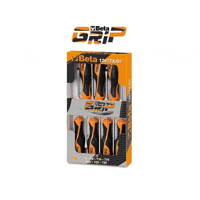 Beta 1267TX/D7 Schraubendreher-Set Torx 7-tlg