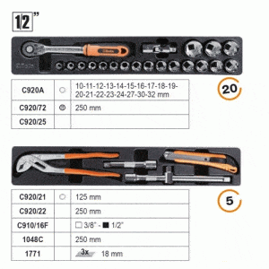 Beta Easy 2120L-E/T91 Werkzeugkasten 91 tlg – Bild 3