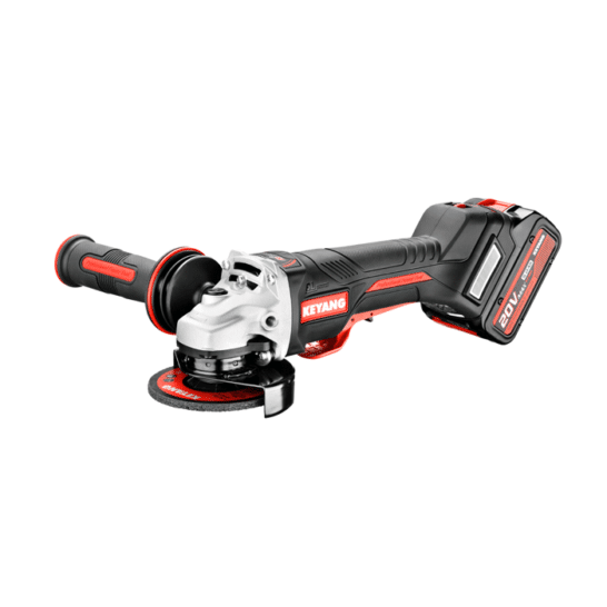 Keyang DG20BLH-125PV Akku-Winkelschleifer mit Paddelschalter - 18V 5.0Ah