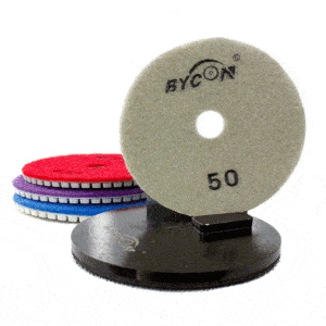 Bycon Diamant-Polierschwamm Beton Ø100mm - Verschiedene Korngrößen – Bild 5
