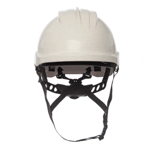 Climax CURRO Schutzhelm Weiß mit Knauf