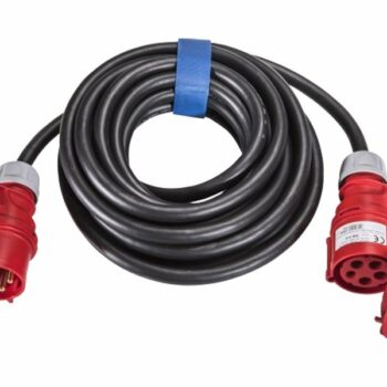Eggenberg Bals Gegenstecker 16A 5P & Bals Stecker 16A oder 32A 5P 400V inkl. 10 MTR Neoprenkabel 5×2.5mm Eggenberg Bals Gegenstecker 16A 5P & Bals Stecker 16A oder 32A 5P 400V inkl. 10 MTR Neoprenkabel 5×2.5mm