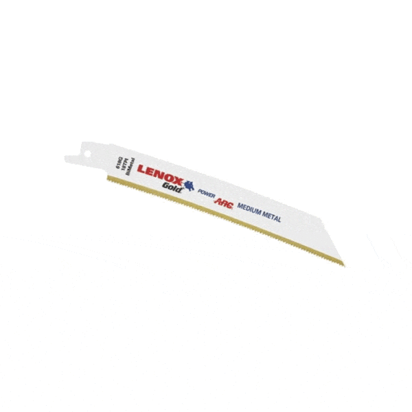Lenox Gold Power Arc Säbelsägeblatt – Metall – 18 TPI – 418G/618G/818G Lenox Gold Power Arc Säbelsägeblatt – Metall – 18 TPI – 418G/618G/818G