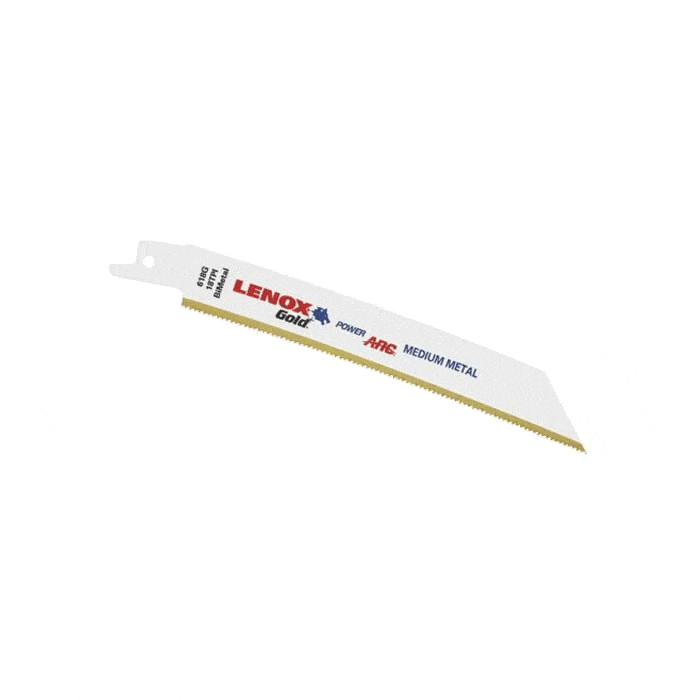 Lenox Gold Power Arc Säbelsägeblatt – Metall – 18 TPI – 418G/618G/818G
