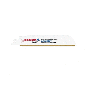 Lenox Gold Power Arc Säbelsägeblatt – Metall – 10 TPI – 6110G/9110G/12114G