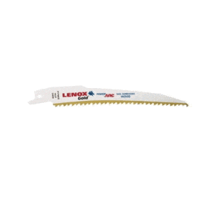 Lenox Gold Power Arc Säbelsägeblatt – Holz – 6 TPI – 656G/956G/156G
