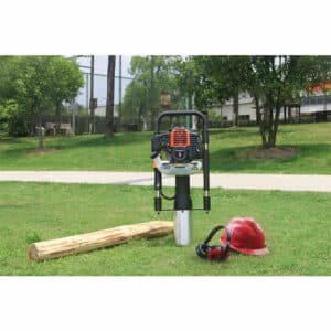 BYCON DPD-120 Professioneller Benzinstampfer 45–120 mm Set mit 5 Adaptern