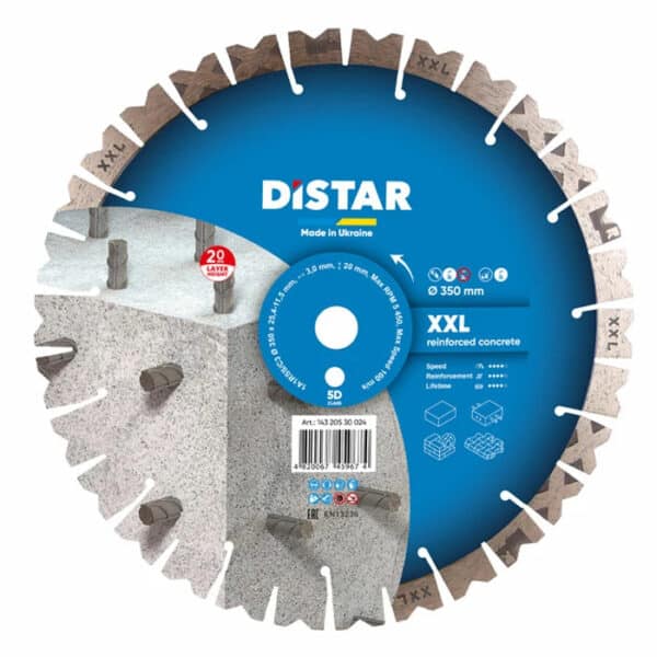 DiStar 1A1RSS Diamanttrennscheibe Nass XXL 350mm 20mm - Höchste Segmente im Markt DiStar 1A1RSS Diamanttrennscheibe Nass XXL 350mm 20mm - Höchste Segmente im Markt