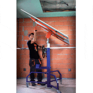 EdmaPlac 450 Plattenheber trockenbau halbautomatisch Plattenlift 4.5 und vertikal + Gratis D'Orly Deckenstütze 65 - 115 cm – Bild 7