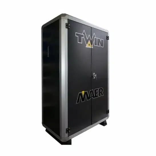 MAER Twin Cold Cabinet 200/21 Doppelter Kaltwasser-Hochdruckreiniger Interpump 400V MAER Twin Cold Cabinet 200/21 Doppelter Kaltwasser-Hochdruckreiniger Interpump 400V