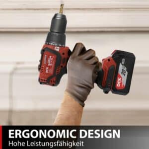 DCK Tools KDJZ05-13 Akku-Bohrschrauber 20V 13mm 60Nm - 1x4.0Ah – Bild 5