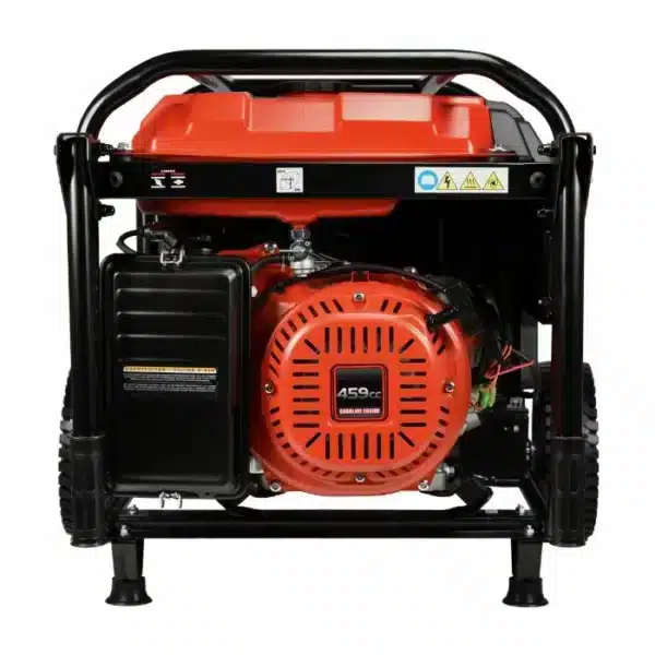 Genermore Generator 10kVA Aggregat auf Benzin - G10000D-A mit AVR - 1x230V - Side