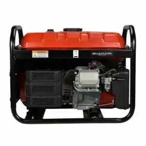Genermore Generator 3.5kVA Aggregat auf Benzin - G3500-A mit AVR - 1x230V - Back