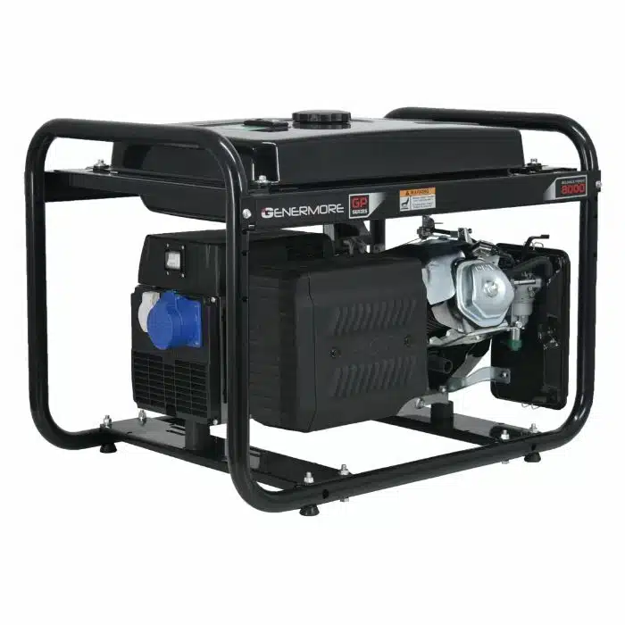 Genermore Generator 8.0kVA Aggregat auf Benzin - GP8000LT230 - 3x230V
