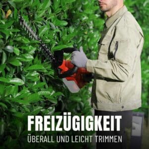 DCK Tools 58V Finish-Set – Akku-Laubbläser + Heckenschere mit zusätzlichem 5.0Ah Akku – Bild 20