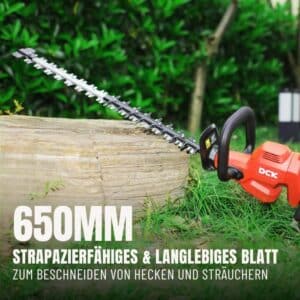 DCK Tools 58V Finish-Set – Akku-Laubbläser + Heckenschere mit zusätzlichem 5.0Ah Akku – Bild 21