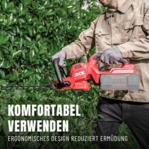 DCK Tools 58V Finish-Set – Akku-Laubbläser + Heckenschere mit zusätzlichem 5.0Ah Akku – Bild 18