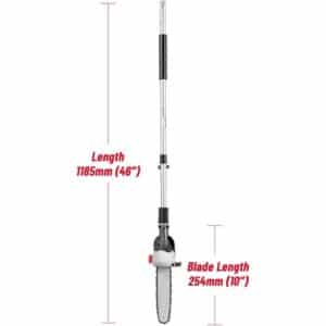 DCK 58V Akku Kombimotor Set - Hochentaster & Teleskop-Heckenschere mit 1x5.0Ah Akku  | KDPH581+KDST211+KDCS101 – Bild 9