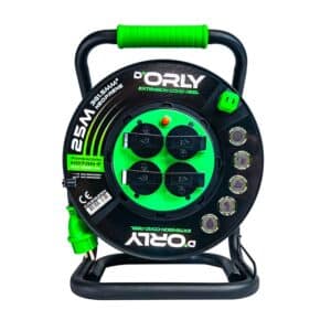 D'Orly 3×1.5mm² Neopren Kabeltrommel 230V IP44 - 25M/40M - H07RN-F