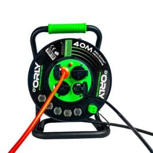 D'Orly 3×1.5mm² Neopren Kabeltrommel 230V IP44 - 25M/40M - H07RN-F – Bild 5