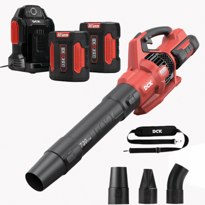 DCK Tools 58V Laubpflege-Set – Akku-Laubbläser