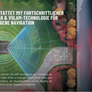 DCK TERRAINA S KI-Mähroboter – 2000 m² – 3D LiDAR SLAM – Kabellose Begrenzung – Bild 28