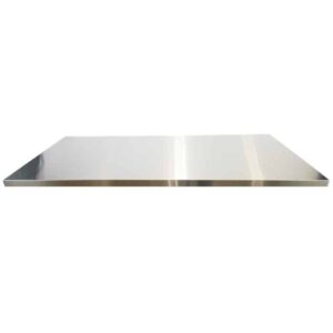 Pillar Edelstahl-Arbeitsplatte 1360 mm - Tiefe Arbeitsplatte 38 mm