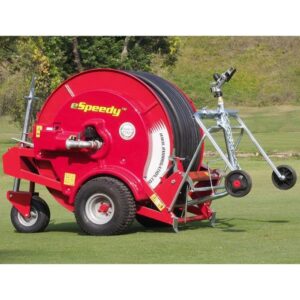 Speedy Rain E50 Beregnungswagen 160m Ø50mm – Elektrischer Antrieb inkl. Sprühwagen & Akkusystem – Bild 4