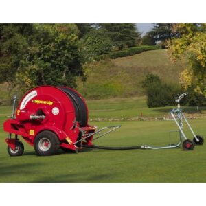 Speedy Rain E50 Beregnungswagen 160m Ø50mm – Elektrischer Antrieb inkl. Sprühwagen & Akkusystem – Bild 7